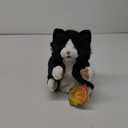 Folkmanis Tuxedo Kitten Hand Puppet, Black; White