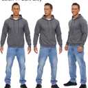 YuKaiChen Men's Casual Pullover Hoodies Long Sleeve Hooded Sweatshirts (White, XXL)