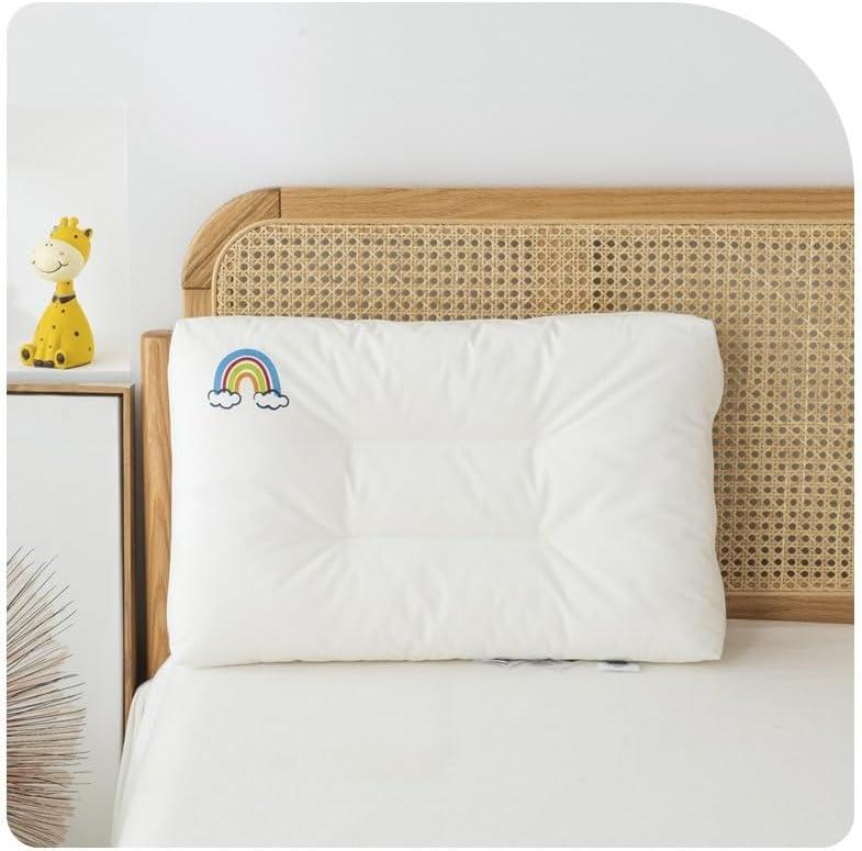 Toddler Pillow for 2,3,4,5 Years Old-11x 17-Machine Washable Soft Hypoallergenic Cotton Kids Pillows,Small Toddler Pillow for Sleeping,Travel,Crib Bed,Nap,Daycare (Rainbow)