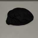 3 Pcs Super Jumbo Adjustable Satin Lined Shower Caps for Long Hair & Braids, Extra Extra Large Shower Cap for Women & Men, XXL Shower Cap with Waterproof Edge for Dreadlocks, Locs (Black) (2X-Large-16.5")