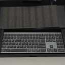 Wireless Mouse and Keyboard Combo, Silent FullSize Computer Keyboard with Calculator Button, 2400 DPI Mouse, Quiet Click, Slim Cordless USB Set for Laptop PC Windows Mac  Space Grey