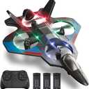 Foam Remote Control Airplanes with 3 Batteries, RC Plane Airplane Toys for Boys Kids Adults Beginners 4-8 8-12 12-16, RC Planes Fighter Jet Helicopter Drones for Kids Adults, 360 Flip Easy to Fly