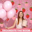 Lewtemi 36 Pcs Strawberry Decor Berry First Birthday Decor Hanging Paper Cutouts Swirl Banner for Strawberry Birthday Party, Baby Shower, Summer Fruit Themed Party Supplies(Colorful)
