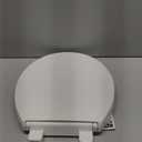KOHLER 20111-0 Brevia, Slow Close Toilet Seat, Round Toilet Seat, Grip-Tight Bumpers Quick-Attach Hardware, White