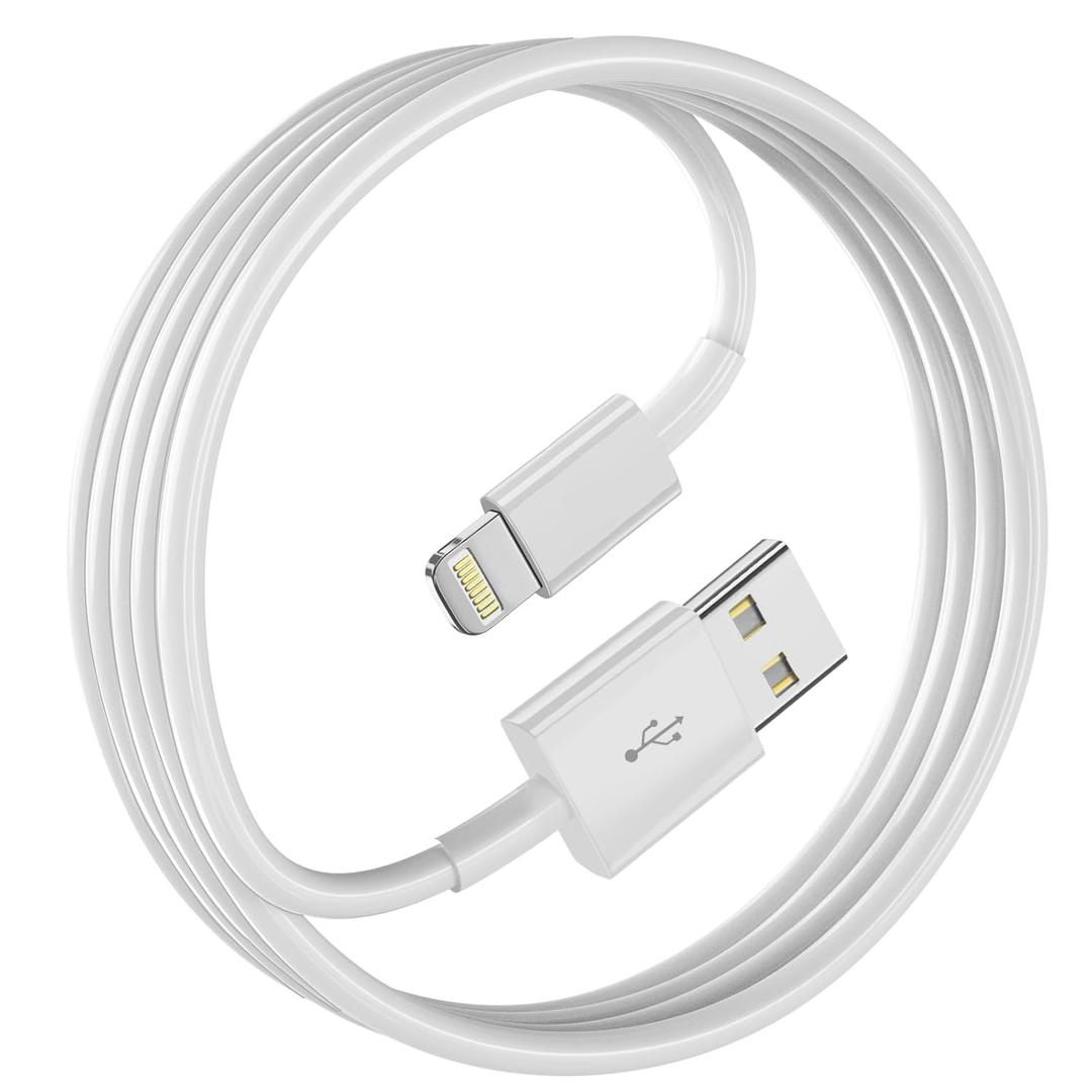 iPhone Lightning Cable 6FT, [Apple MFi Certified] iPhone Cable Fast Charging Cord for iPhone 14 13 12 11 Pro Max XS XR X 8 7 6 Plus SE and More