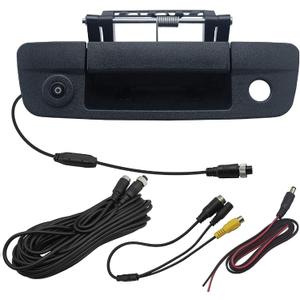 Tailgate Handle with Rearview Backup Camera Compatible for Dodge Ram 1500(Years 2009-2017),2500 3500 (Years 2010-2017), RCA Connector