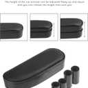 Armrest Cushion,Car Accessories Arm Rest Pads,Auto Side Door Armrest Pillow Relieve Driver Arm Fatigue,Soft Aoto Armrest Pillow with Storage Box,Suitable for Most Cars,Trucks,SUVs,RVs (Black)