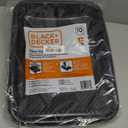 Black+Decker Paint Tray Liner - 10 Pack: Convenient Disposable Liners for Easy Cleanup - Compatible with Standard Paint Trays - Ideal for DIY Projects and Professional Painting Jobs