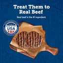 Blue Buffalo True Chews Dog Treats, Made in the USA with Natural Ingredients, Beef Burger Recipe, 10-oz Bag (EXP 07/19/26)