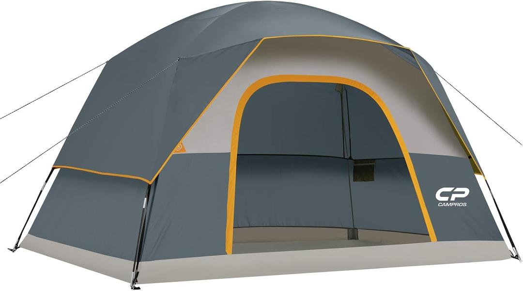 CAMPROS CP Tents for Camping 2/4/6 Person, Waterproof Windproof Dome Tent
