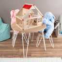 Hey Play Dollhouse for Kids, 15.75” x 11.5” x 15”, One Size