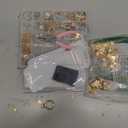 Thmxit 537PCS Charms Lip Gloss Keychain Making Kit, Bag Charm Kit Including 198 Charms, 24 Keychain Clips, 25 Extender Chains, Jewelry Plier Jewelry Making Kit for DIY Keychains Making Supplies