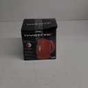 OVENTE Electric Kettle, 1.7L Fast Boiling Water Heater for Coffee or Tea, BPA Free with Water Level Gauge, Auto Shut-Off, Boil-Dry Protection, Indicator Light and Removable Filter, Red KP72R