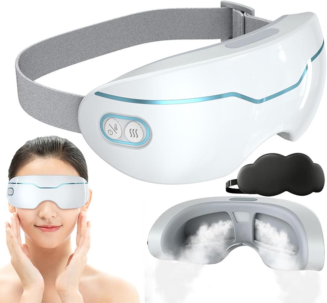 Eyerelis Steam Mask 2 Levels Adjustable Smart Hot & Cold Steam Eye Mask for Dark Circles Puffiness Dry Eyes Relaxation (A13)