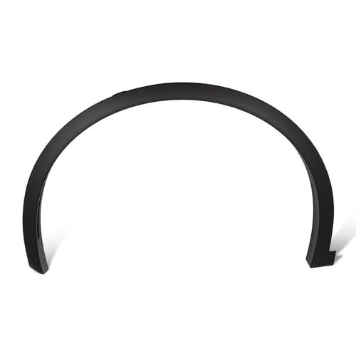 Jecoupoon Front Left Fender Flare Arch Trim Compatible with Model X 2022-2024 Fender Trim Wheel Eyebrow Arch Driver Side 1035289-00-M 1078209-00-F Black (No Holes)