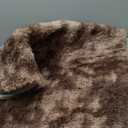 Litanika 4x6 Shag Area Rug for Living Room Bedroom, Tie-Dyed Brown High Pile Soft Plush Shaggy Furry Bedside Playroom Dorm Carpet, Non-Slip, Non-Shedding Modern Indoor Floor Rug