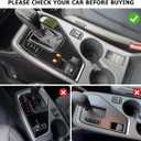 INTGET Matte Gear Panel Cover for 2024 2025 2026 Crosstrek/Impreza Accessories Middle Center Console Interior for 2025 Crosstrek Wilderness Accessories 2026 (Small Gear Panel Cover-Matte Black)