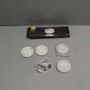 EZVALO LED Puck Lights, Rechargeable Battery Touch Light, 2.5'' Mini Tap Lights, Wireless Closet Light, Under Cabinet Lighting, 3 Color Temps, Sitck On Lights for Kitchen,Closet,Pantry,Shelves(2 Pack)