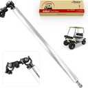 Roykaw Golf Cart Steering Column with Shaft Assembly, Intermediate Steering Joint Compatible with Club Car DS 1992-up, OEM# 103601601, 1013861, 1016181, OEM Standard