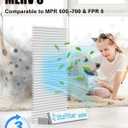 Stafilter 16x25x1 Air Filter MERV 8, 1 Foldable Frame + 6 Refills for Home AC Furnace & HVAC (Actual Size: 15.75"x24.75"x0.75") DUST, Pet, & Allergy