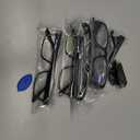 Gaoye Professional Reading Glasses for All Day - Computer Readers with Blue Light Protection - Value Pack (B1-5 Pack Light Black)