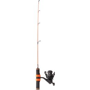 13 Fishing Heatwave Ice Combo 24" UL (Ultra Light), Ice Fishing Rod and Reel Combo, Sensitive Action for Panfish, Crappie, and Perch
