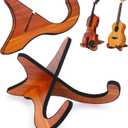 Ohlove Violin Ukulele Stand, Portable Wooden Stand for Mandolins, Banjo (1 Pack)