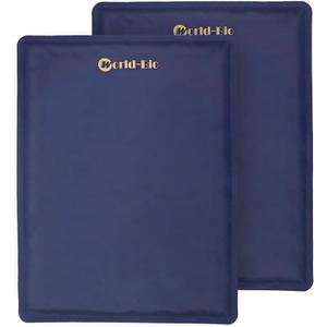Large Gel Ice Pack 2 pack for Injuries Reusable, Flexible Hot Cold Therapy Pad for Hip, Back, Knee, Leg, Soothing Pain from Bruises & Sprains, Muscle Aches, Relief for Surgery, Back Pain 11.5" x 15.4"