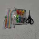 Scissors, Clothespins, Straws