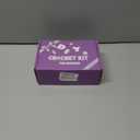 Auoinge Crochet Kit for Beginners Kids, Learn to Crochet Starter Kit with Step-by-Step Video Tutorials, Amigurumi Beginner Crochet Kit for Adults, Knitting Kit Family (Axolotl-2BP)