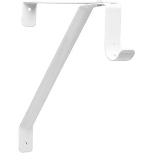 Knape & Vogt RP-0043-WT Adjustable Shelf and Rod Bracket, White