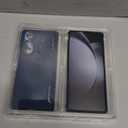 Nillkin for Samsung Galaxy Z Fold 6 Magnetic Case with Screen Protector, [Compatible with MagSafe][Hinge Protection] Frosted Texture Slim Fit Protective Phone Case for Galaxy Z Fold 6 Case Blue