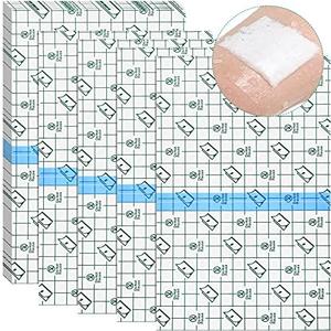 36 Sheets Tattoo Aftercare Waterproof Bandage Adhesive Tattoo Cover up Tape Second Skin Patch Transparent Film Healing Protective Clear Protector Bandages for Swimming Showering Wounds(4 x 10 Inches)