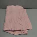 Carriediosa 100% Cotton Muslin Throw Blanket 50" X 70" Throw XL Size，4-Layers Summer Gauze Throws for Bed Couch，Soft Lightweight Breathable Linen Blankets Bedspread for Adults All Season，Dusty Pink