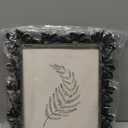 8x10 Vintage Picture Frame, Antique Black Ornate Photo Frame, for Tabletop and Wall Display, Decorative Floral Design Retro Home Decor, Old Fashioned Photo Gallery Art