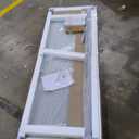 44-48 W x 76 H Frameless Sliding Shower Door, 5/16" (8mm) SGCC Tempered Clear Glass with Easy-to-Clean Coating, Matte Black