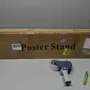 WHAUU 2Pack Sign Holder Display Stand,Heavy Duty Adjustable Pedestal Sign Stand Up to 75 inch,Double-Sided for Board & Foam,Sign Stand with Base,Fit Wedding,Restaurant,Business(Poster not Included)