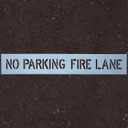 8 x 52 Inch No Parking Fire Lane Stencil, Reusable Silicone Letter Parking Spray Paint Stencil, Pavement Marking Templates for Traffic Curb Marking Pavement Sign