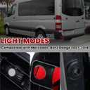 Tail Light Compatible with 2007-2018 Mercedes-Benz Dodge Freightliner Sprinter 2500/3500 No Bulbs(Left Driver Side)