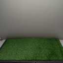 Artificial Grass Puppy Pee Pad for Dogs and Small Pets - 20x25 Reusable 4-Layer Training Potty Pad with Tray - Dog House and Pet Supplies by PETMAKER
