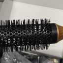 5 in ONE Hair Dryer Brush, Blow Dryer Curling Wand Hair Styling Tools Set, Ionic Hot Air Brush Round Brush Blow Dryer, Left&Right Styler 100-120V (Black)