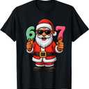 67 Christmas Funny Six Seven Ice Cream Meme 67 Christmas T-Shirt