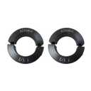 AZSSMUK Shaft Collar Bore 1-1/2'' Double Split Black Oxide Set Screw Durable Shaft Collars Suitable for Machinery and Industrial Use 2 Pieces