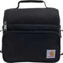 Carhartt Camping Cooler, Worksite Lunchbox, Soft Shell Lunch Bag for Construction Sites, Work and Everyday Use, Black