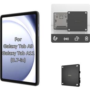 Wall Mount for Samsung Galaxy Tab A9 & A11 8.7" in-Wall Magnetic Charging Tablet Mount No Drill Flush Wall Panel Continuous Power Kiosk Display Solution
