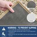 Arotive Luxury Bathroom Rugs 50x30, Extra Soft Thick Absorbent Shaggy Chenille Bath Rugs, Non-Slip Machine Wash Dry, Bath Mats for Bathroom Floor, Tub and Shower, Home Decor Accessories, Beige