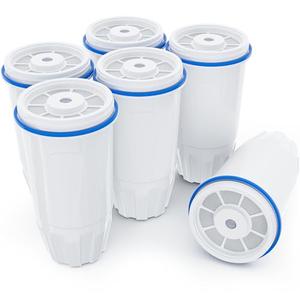 Water Filter Replacement by NUTTUTO Compatible with Zero Pitcher and Dispensers, for ZR-001, ZR-017 ZP-006 ZD-013 ZS-008, Multistage Filtration System to Reduce Lead, TDS, PFOA/PFOS, Chlorine, 5 Packs