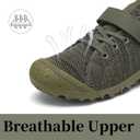 Boys Girls Shoes Anti-Collision Girls Boys Sneakers Slip on Running Tennis Shoes for Toddler/Little Kid/Big Kid (12.5-13 Little Kid, Green)