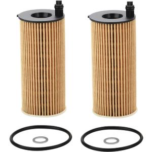 2 Pcs Oil Filter Compatible With 2016-2023 118i 230i 330i 430i 530i 740e X3 X4 Z4 GR Supra, Replace#HU6014Z, HU6014/1Z, 11428575211