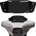 7" Black Windscreen Windshield Compatible with Harley Davidson Tuoring CVO Street Glide FLHXSE 2023 2024 FLHX/I 2024 for 2023 2024 Road Glide Accessories (Black)